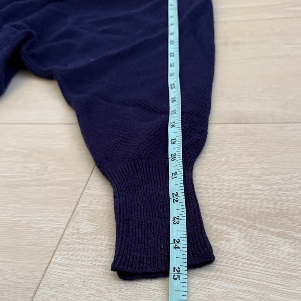 3/$10 Navy V-Neck Long Sleeve Sweater - Picture 5 of 6